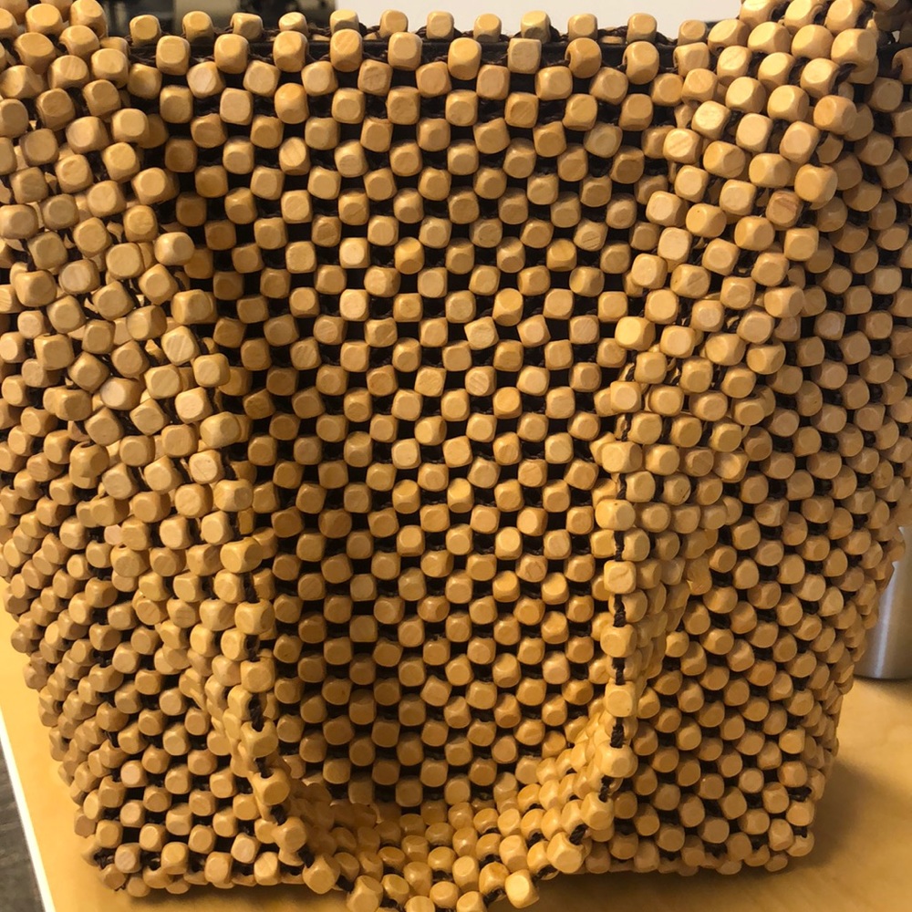 The Sak Wooden Beaded Purse
